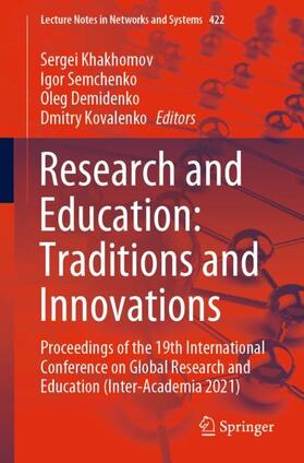 Khakhomov / Kovalenko / Semchenko |  Research and Education: Traditions and Innovations | Buch |  Sack Fachmedien