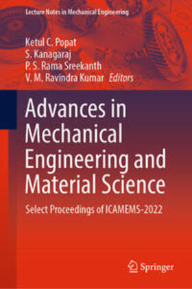 Popat / Kanagaraj / Sreekanth |  Advances in Mechanical Engineering and Material Science | eBook | Sack Fachmedien
