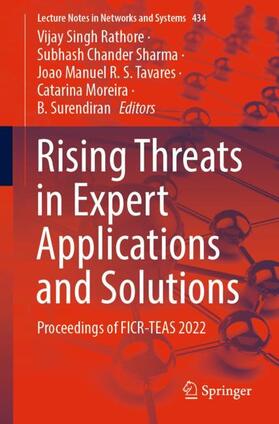 Rathore / Sharma / Surendiran |  Rising Threats in Expert Applications and Solutions | Buch |  Sack Fachmedien