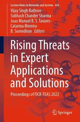 Rathore / Sharma / Tavares | Rising Threats in Expert Applications and Solutions | E-Book | sack.de