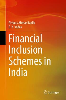 Yadav / Ahmad Malik |  Financial Inclusion Schemes in India | Buch |  Sack Fachmedien