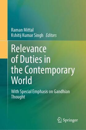 Singh / Mittal |  Relevance of Duties in the Contemporary World | Buch |  Sack Fachmedien