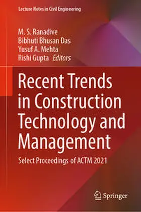 Ranadive / Das / Mehta |  Recent Trends in Construction Technology and Management | eBook | Sack Fachmedien