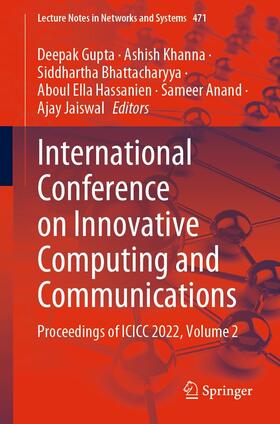 Gupta / Khanna / Bhattacharyya |  International Conference on Innovative Computing and Communications | eBook | Sack Fachmedien