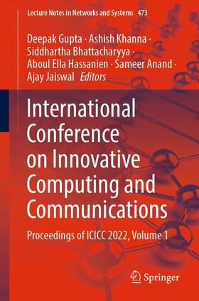 Gupta / Khanna / Bhattacharyya |  International Conference on Innovative Computing and Communications | eBook | Sack Fachmedien