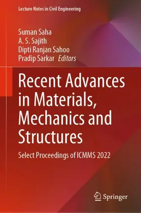 Saha / Sarkar / Sajith |  Recent Advances in Materials, Mechanics and Structures | Buch |  Sack Fachmedien