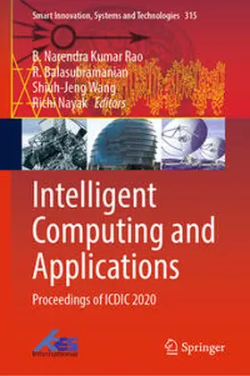 Rao / Balasubramanian / Wang |  Intelligent Computing and Applications | eBook | Sack Fachmedien