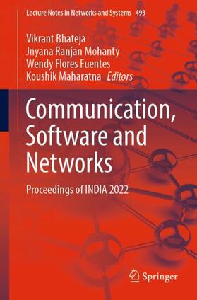 Bhateja / Maharatna / Mohanty |  Communication, Software and Networks | Buch |  Sack Fachmedien