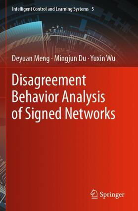 Meng / Wu / Du |  Disagreement Behavior Analysis of Signed Networks | Buch |  Sack Fachmedien