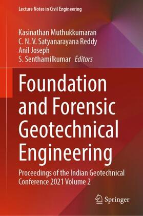 Muthukkumaran / Senthamilkumar / Reddy |  Foundation and Forensic Geotechnical Engineering | Buch |  Sack Fachmedien