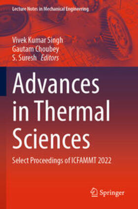 Singh / Choubey / Suresh |  Advances in Thermal Sciences | eBook | Sack Fachmedien
