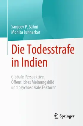 Junnarkar / Sahni |  Die Todesstrafe in Indien | Buch |  Sack Fachmedien