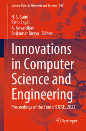 Saini / Sayal / Govardhan |  Innovations in Computer Science and Engineering | eBook | Sack Fachmedien