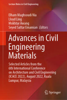 Nia / Ling / Awang |  Advances in Civil Engineering Materials | eBook | Sack Fachmedien