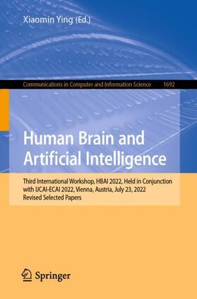 Ying |  Human Brain and Artificial Intelligence | Buch |  Sack Fachmedien