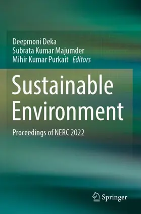 Deka / Purkait / Majumder |  Sustainable Environment | Buch |  Sack Fachmedien