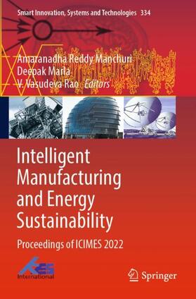 Manchuri / Rao / Marla |  Intelligent Manufacturing and Energy Sustainability | Buch |  Sack Fachmedien