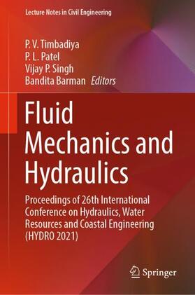 Timbadiya / Barman / Patel |  Fluid Mechanics and Hydraulics | Buch |  Sack Fachmedien