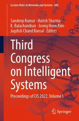 Kumar / Sharma / Bansal |  Third Congress on Intelligent Systems | Buch |  Sack Fachmedien