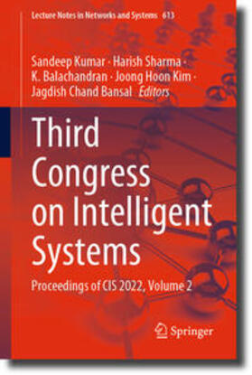 Kumar / Sharma / Balachandran |  Third Congress on Intelligent Systems | eBook | Sack Fachmedien