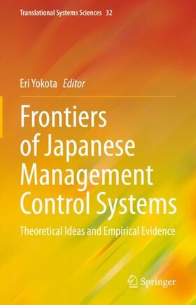 Yokota |  Frontiers of Japanese Management Control Systems | Buch |  Sack Fachmedien