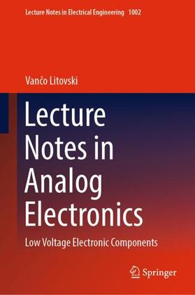 Litovski |  Lecture Notes in Analog Electronics | Buch |  Sack Fachmedien