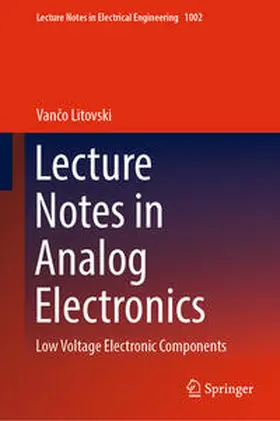 Litovski |  Lecture Notes in Analog Electronics | eBook | Sack Fachmedien