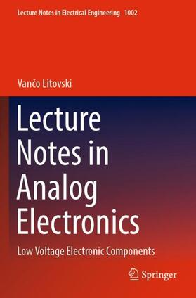 Litovski |  Lecture Notes in Analog Electronics | Buch |  Sack Fachmedien