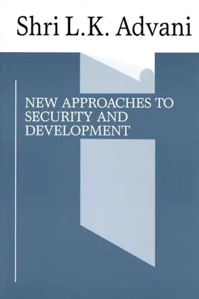 Advani |  New Approaches to Security and Development | eBook | Sack Fachmedien