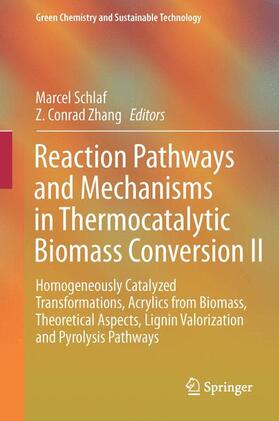 Zhang / Schlaf |  Reaction Pathways and Mechanisms in Thermocatalytic Biomass Conversion II | Buch |  Sack Fachmedien