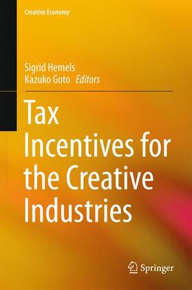 Goto / Hemels |  Tax Incentives for the Creative Industries | Buch |  Sack Fachmedien