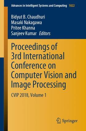 Chaudhuri / Kumar / Nakagawa |  Proceedings of 3rd International Conference on Computer Vision and Image Processing | Buch |  Sack Fachmedien