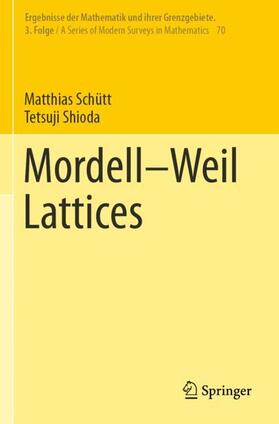Shioda / Schütt |  Mordell¿Weil Lattices | Buch |  Sack Fachmedien