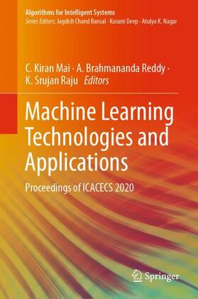 Mai / Raju / Reddy |  Machine Learning Technologies and Applications | Buch |  Sack Fachmedien