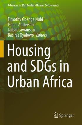 Nubi / Oyalowo / Anderson |  Housing and SDGs in Urban Africa | Buch |  Sack Fachmedien