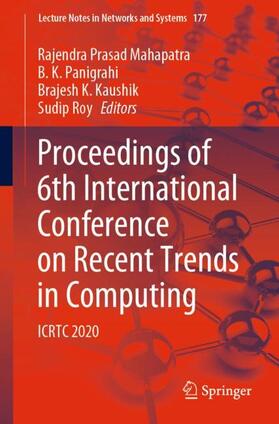 Mahapatra / Roy / Panigrahi |  Proceedings of 6th International Conference on Recent Trends in Computing | Buch |  Sack Fachmedien