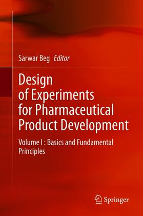 Beg |  Design of Experiments for Pharmaceutical Product Development | eBook | Sack Fachmedien