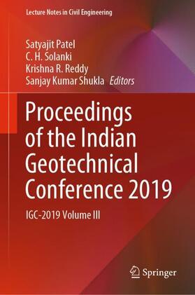 Patel / Shukla / Solanki |  Proceedings of the Indian Geotechnical Conference 2019 | Buch |  Sack Fachmedien