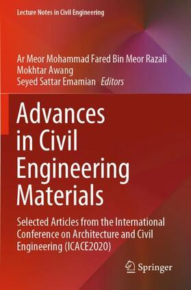 Emamian / Awang |  Advances in Civil Engineering Materials | Buch |  Sack Fachmedien