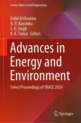 Al Khaddar / Kaushika / Singh |  Advances in Energy and Environment | eBook | Sack Fachmedien