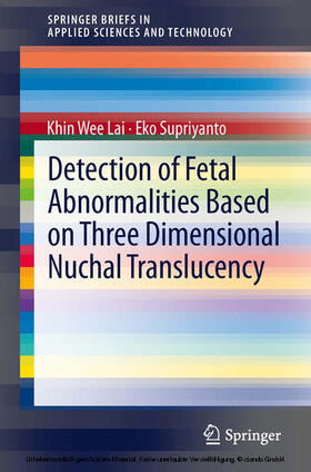 Lai / Supriyanto |  Detection of Fetal Abnormalities Based on Three Dimensional Nuchal Translucency | eBook | Sack Fachmedien