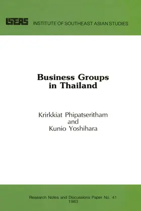 Phipatseritham / Yoshihara |  Business Groups in Thailand | eBook | Sack Fachmedien