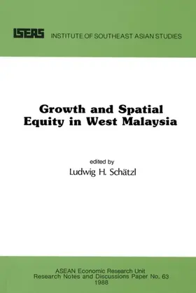 Schatzl |  Growth and Spatial Equity in West Malaysia | eBook | Sack Fachmedien