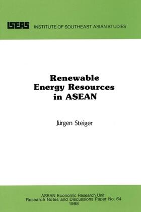 Steiger |  Renewable Energy Resources in ASEAN | eBook | Sack Fachmedien