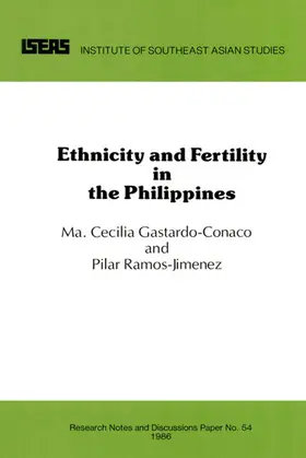 Gastardo-Conaco / Ramos-Jiminez |  Ethnicity and Fertility in the Philippines | eBook | Sack Fachmedien