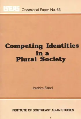 Saad |  Competing Identities in a Plural Society | eBook | Sack Fachmedien