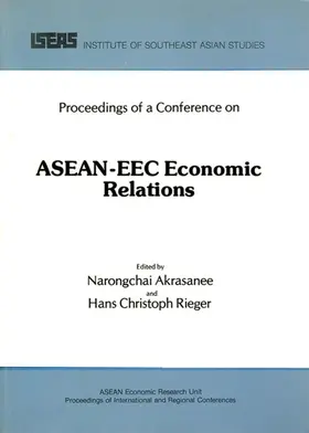 Akrasanee / Rieger |  ASEAN-EEC Economic Relations | eBook | Sack Fachmedien