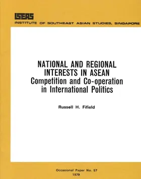 Fifield |  National and Regional Interests in ASEAN | eBook | Sack Fachmedien