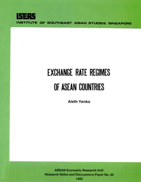 Yenko |  Exchange Rate Regimes of ASEAN Countries | eBook | Sack Fachmedien