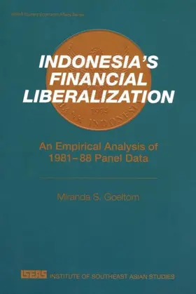 S. Goeltom |  Indonesia's Financial Liberalization | eBook | Sack Fachmedien